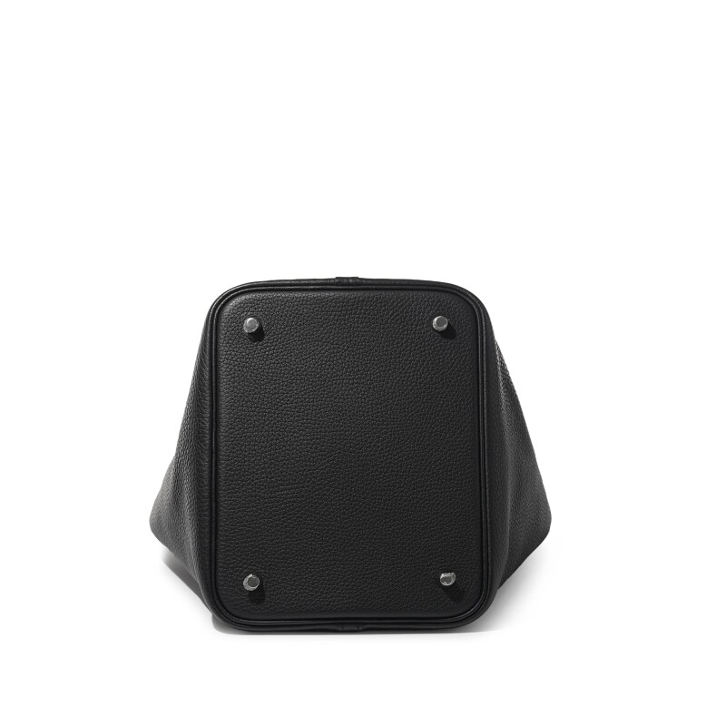 Hermès Black Clemence Picotin Lock 22 Palladium Hardware - Image 5